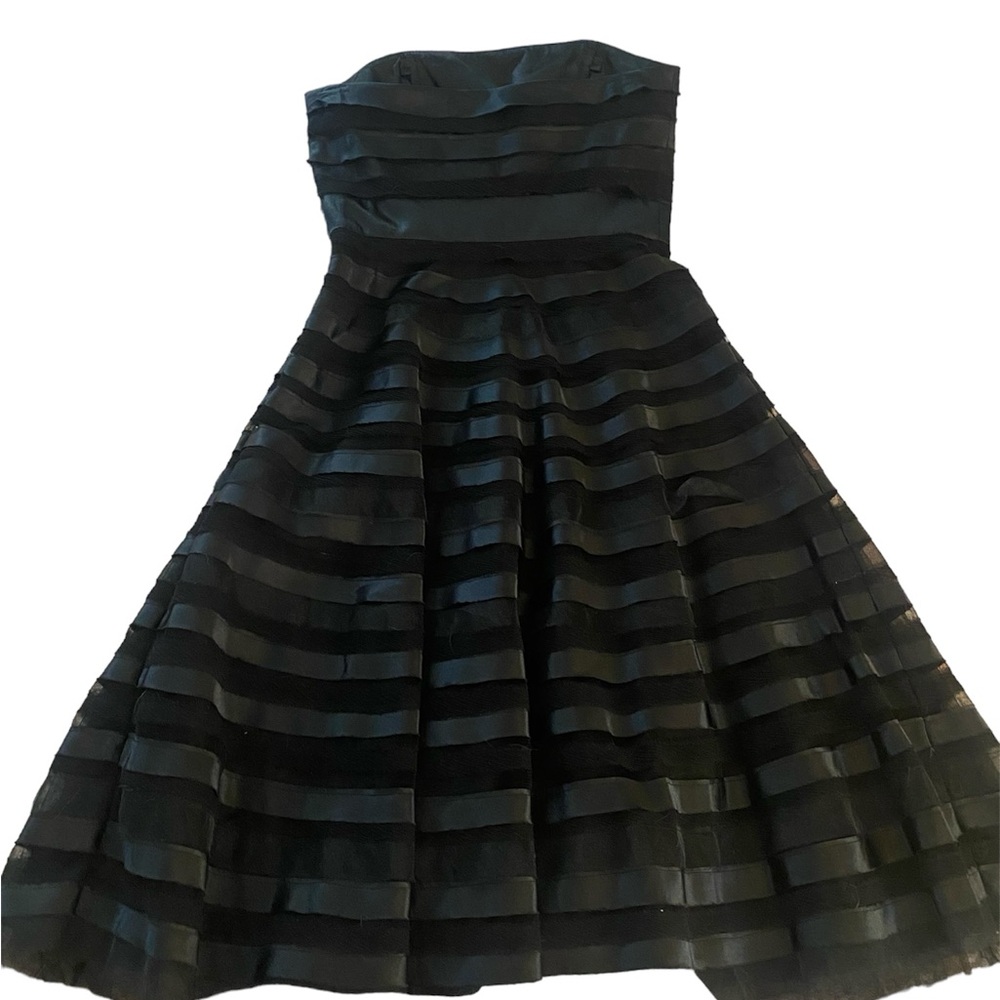 WHBM strapless LBD. Size 0.